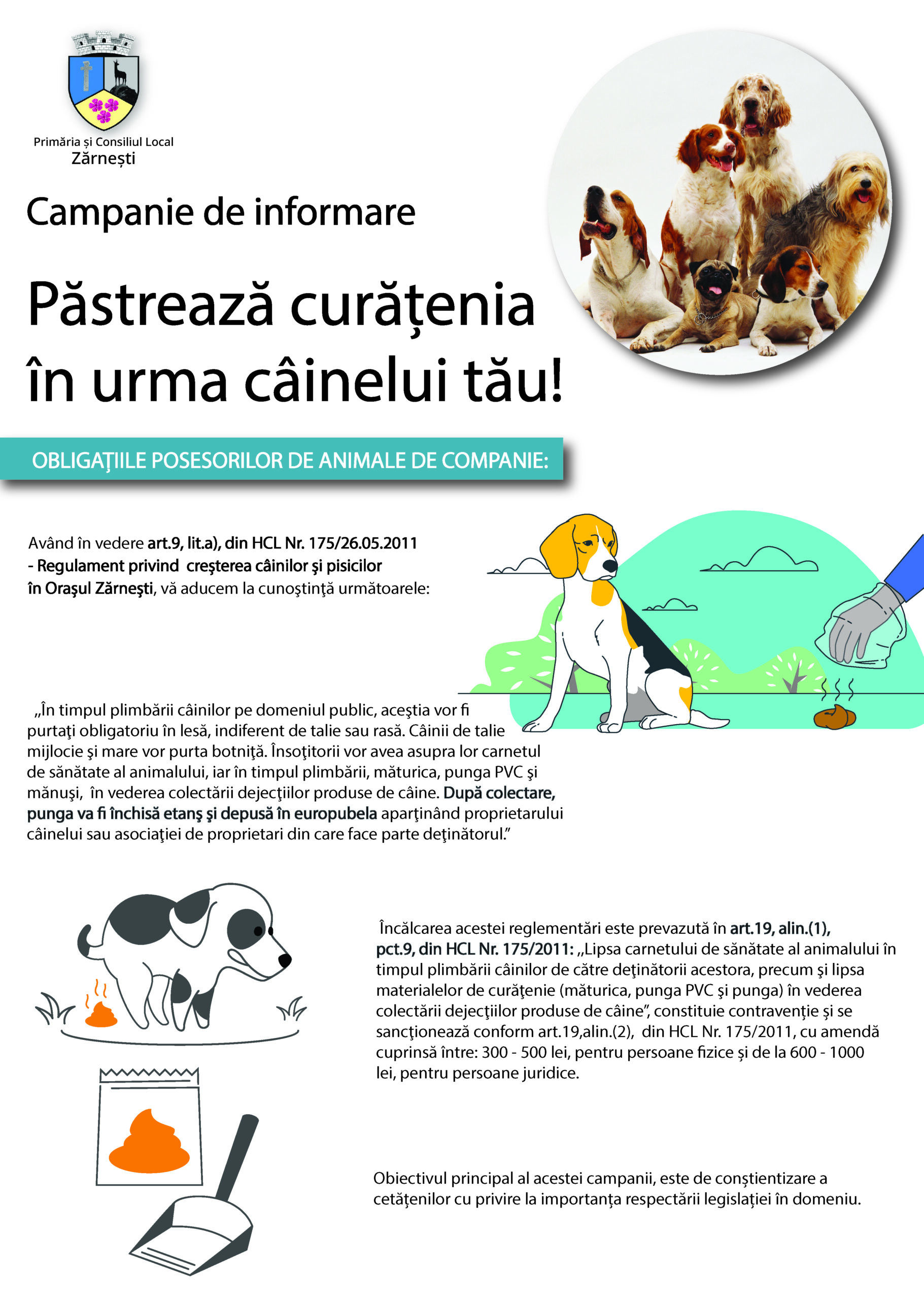 Campanie de informare organizată de Primăria și Consiliul Local Zărnești