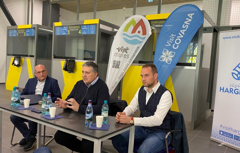 Oaspeți din Covasna, Harghita şi Mureş, la Aeroportul Internațional Brașov-Ghimbav