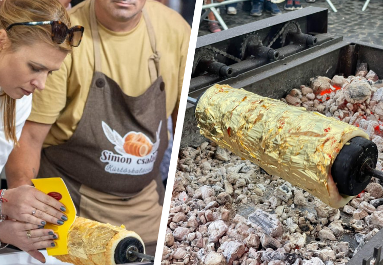 Un Kurtoskalacs Aurit Adjudecat pentru 1.000 de Lei la Festivalul din Sfântu Gheorghe