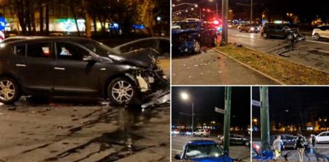 Impact Violent în Brașov: Mașină pe Trotuar și O Persoană la Spital în Stare Gravă