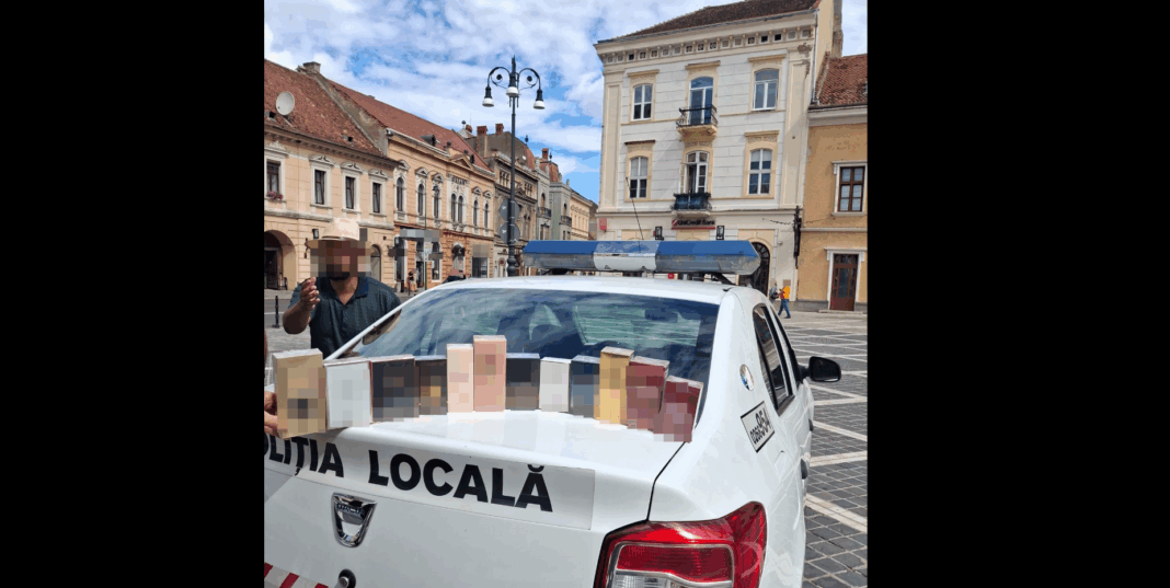 Comerț stradal neautorizat, sancționat de Poliția Locală Brașov