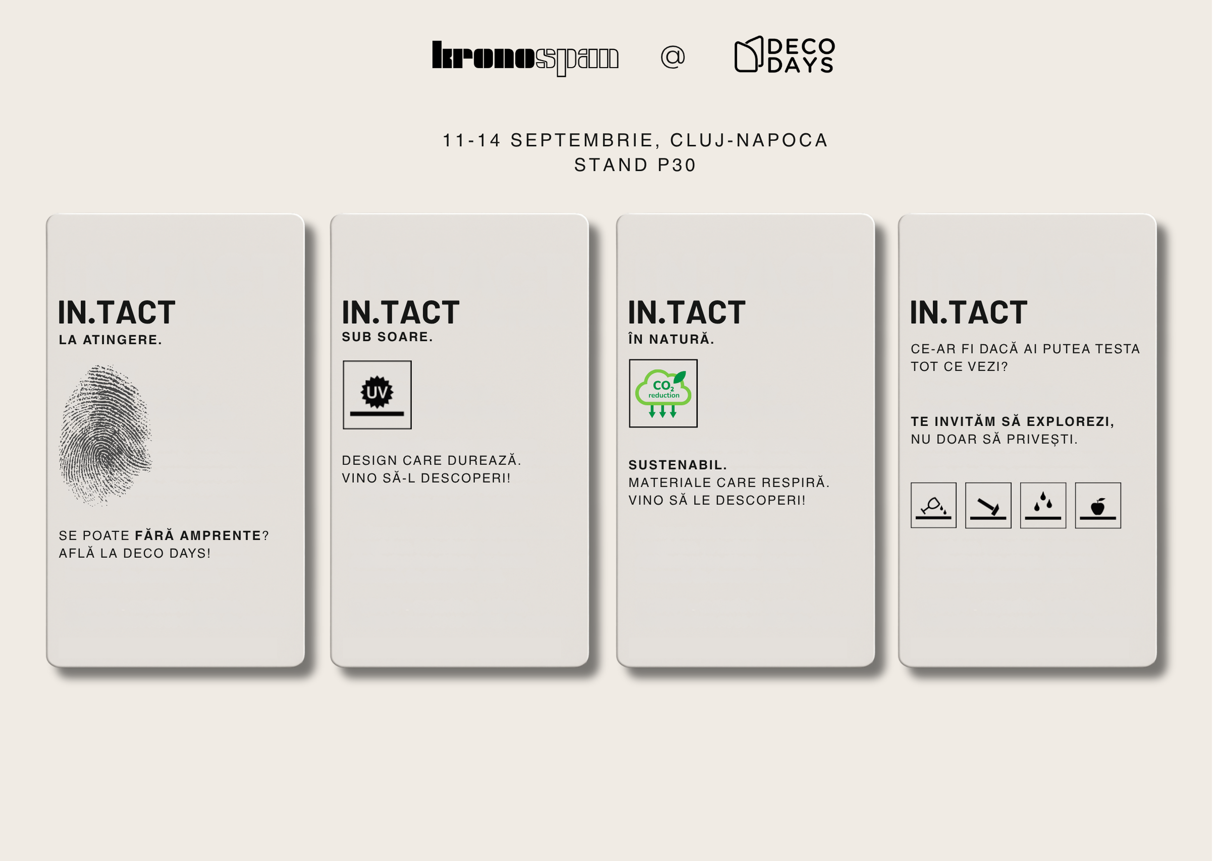 IN.TACT, concept inovator Kronospan la Deco Days 2025: un manifest pentru designul care rezistă!