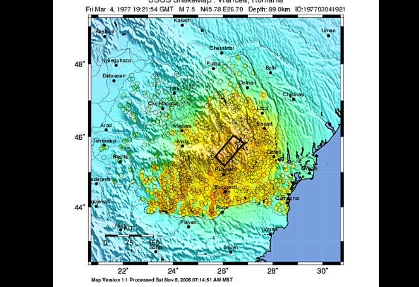49 de ani de la cutremurul devastator din 4 martie 1977
