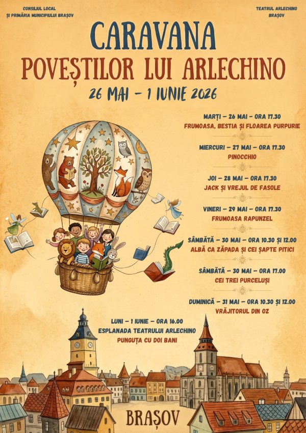 Spectacol de Teatru pentru Copii la Arlechino