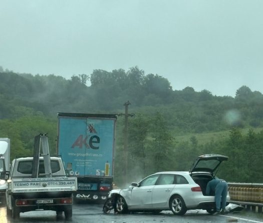 Accident rutier pe DN1: trafic blocat