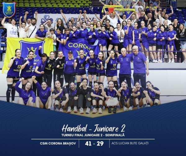Corona Brașov, Vicecampioană Națională la Handbal Feminin