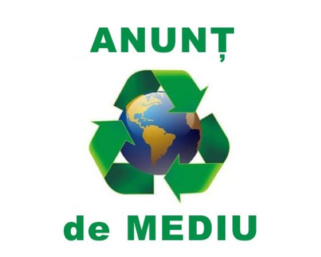 Anunț privind Acordul de Mediu pentru Proiectul de Reabilitare a Rețelei de Distribuție Gaze Naturale