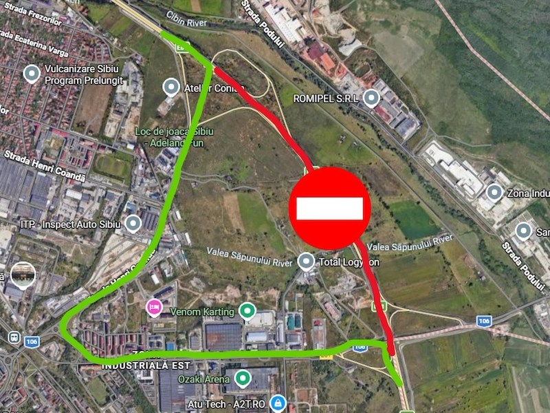 Atenție, șoferi! Autostrada A1 va fi parțial închisă în zona Sibiului în această noapte. Detalii despre rutele alternative și restricții