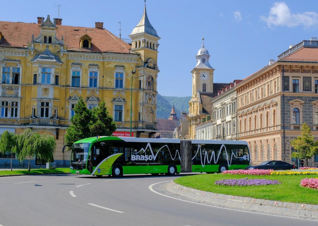 Brașov investește 10 milioane de euro într-o flotă de transport public complet electrică