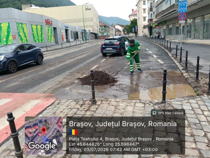 Brașovul după furtună: intervenții de urgență