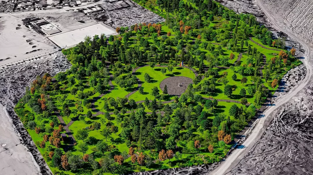 Catarg de 30 de metri va marca centrul geografic al României în Parcul „Regina Maria” din Făgăraș