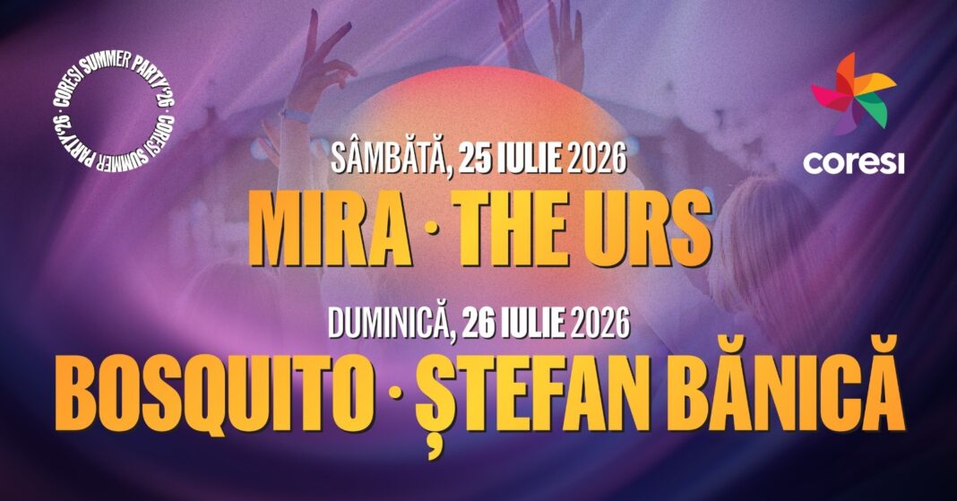 Coresi Summer Party promite un weekend plin de concerte live cu Mira, The Urs, Bosquito și Ștefan Bănică