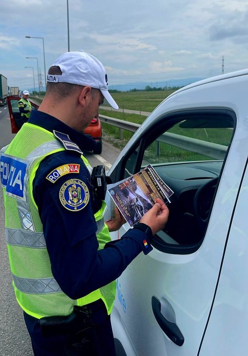 DN1, un drum periculos al României: Polițiștii din Brașov au aplicat 200 de amenzi