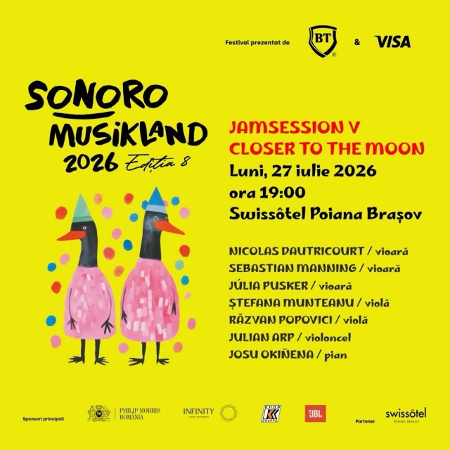 Festivalul SoNoRo Musikland 2026 debutează în premieră la Poiana Brașov. Programul complet al manifestării