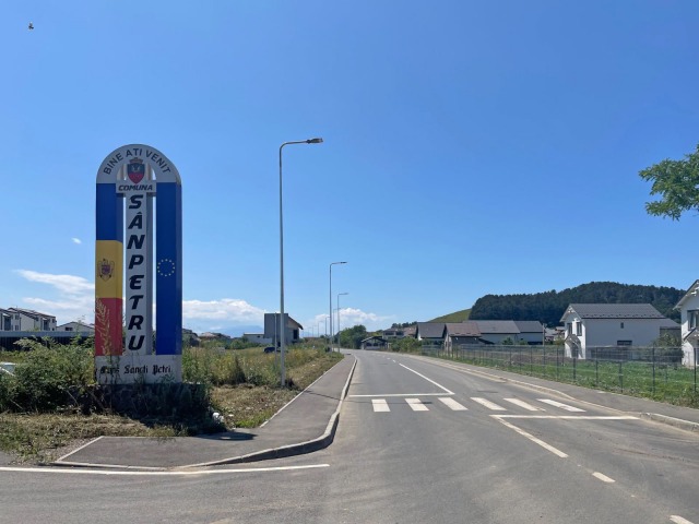 Finalizarea lucrărilor de modernizare a drumului județean DJ 108 Hărman – Sânpetru (FOTO)