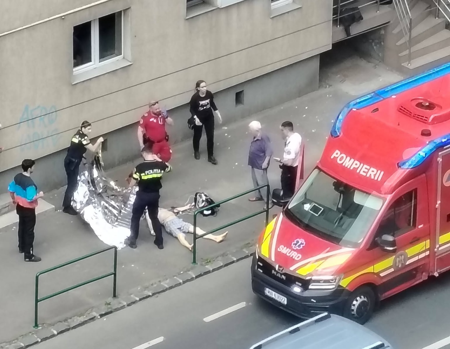 'Tragedie pe Griviței': Brașovean moare după cădere de la etaj