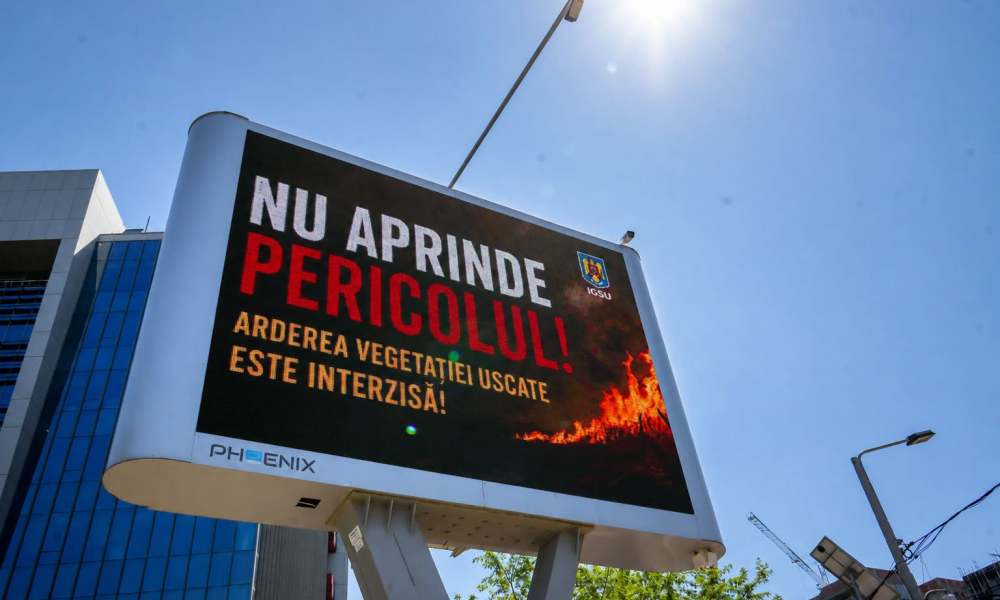 IGSU lansează campania „Nu aprinde pericolul!” pentru a combate incendiile de vegetație