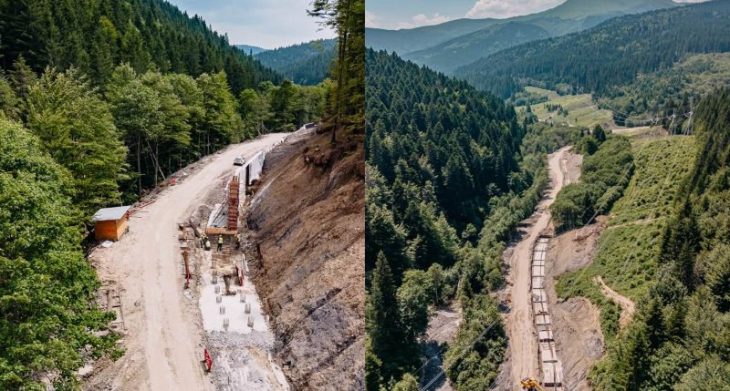 Lucrările la DJ 102I Valea Doftanei – Săcele au depășit pragul de 20% în execuție, oferind o alternativă la DN1