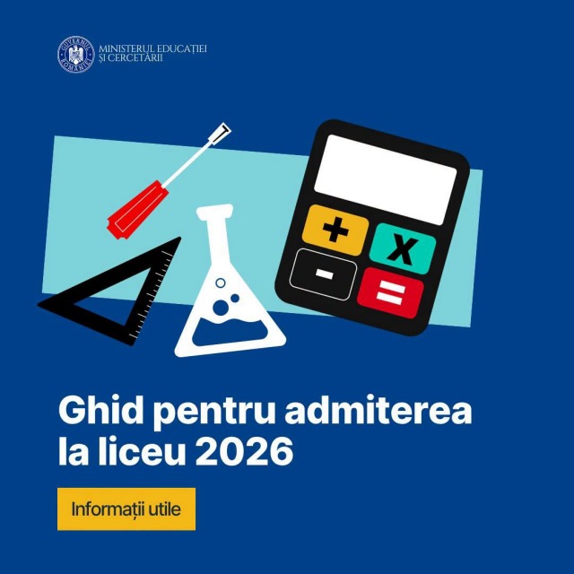 Ministerul Educației lansează ghidul de admitere la liceu pentru 2026: informații esențiale pentru completarea fișelor și etapele procesului