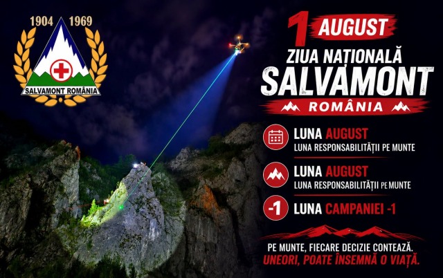1 august: Ziua Națională a Salvamont România. O istorie de peste un secol în sprijinul pasionaților de munte