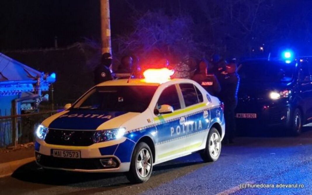 Agent de poliție atacat cu o bâtă de o tânără din Covasna
