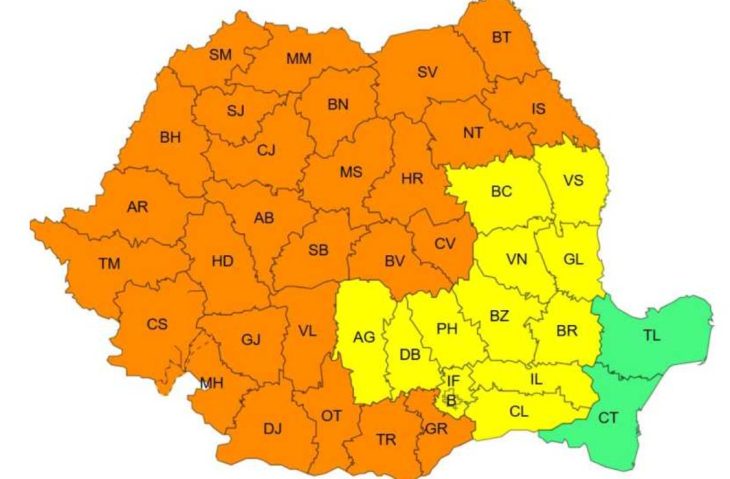 Avertizare Cod portocaliu de caniculă la Brașov: Temperaturile vor depăși 40 de grade Celsius la umbră
