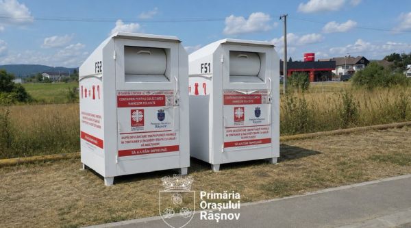 Cinci containere pentru colectarea hainelor, instalate în Râșnov. Iată locațiile!