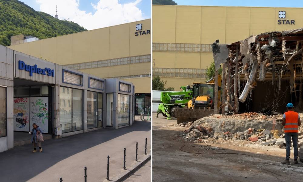 Clădirile Duplex 91 din zona Pieței Star au fost demolate