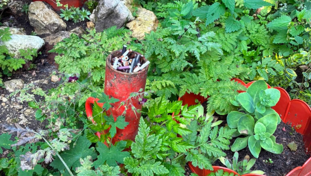 Deșeuri și mucuri de țigară la baza Salvamont din Prăpăstiile Zărneștilor: „Acestea sunt lucruri obișnuite”
