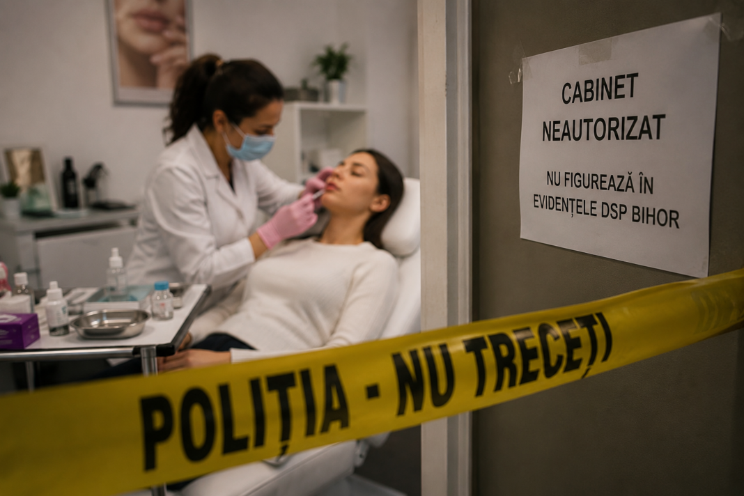 Femeie reținută pentru injectarea ilegală de acid hialuronic în Oradea