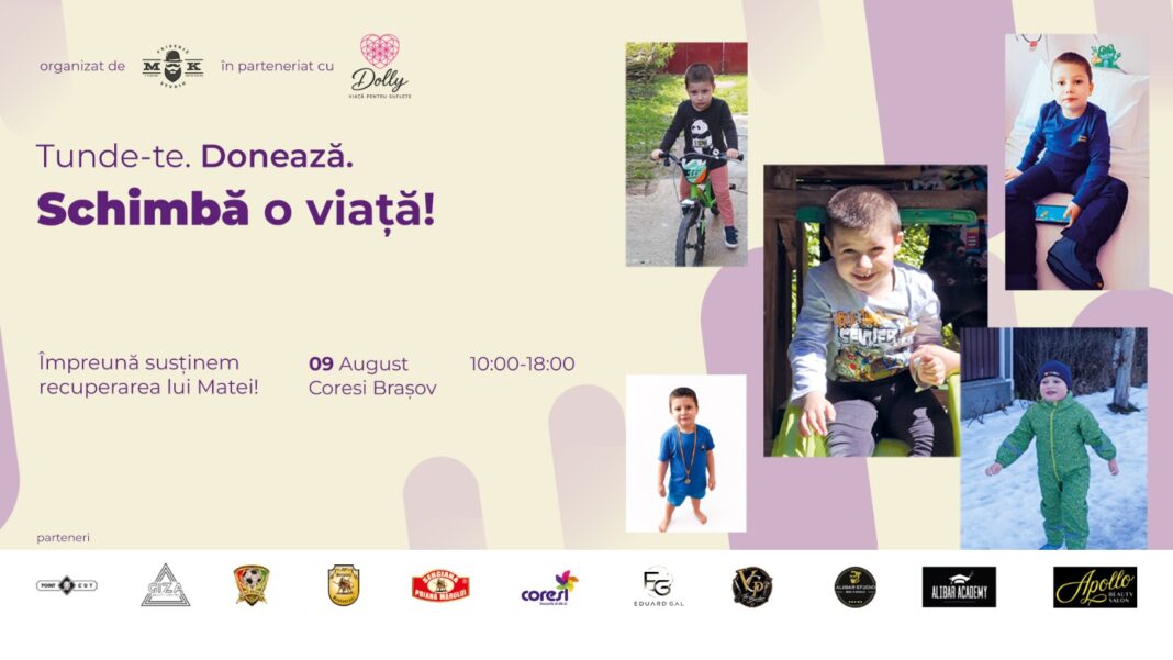 Frizerii din Brașov se alătură unei campanii pentru a sprijini un băiețel cu autism