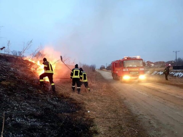 IGSU: În trei zile, peste 600 de incendii au afectat o suprafață de aproximativ 2.750 de hectare
