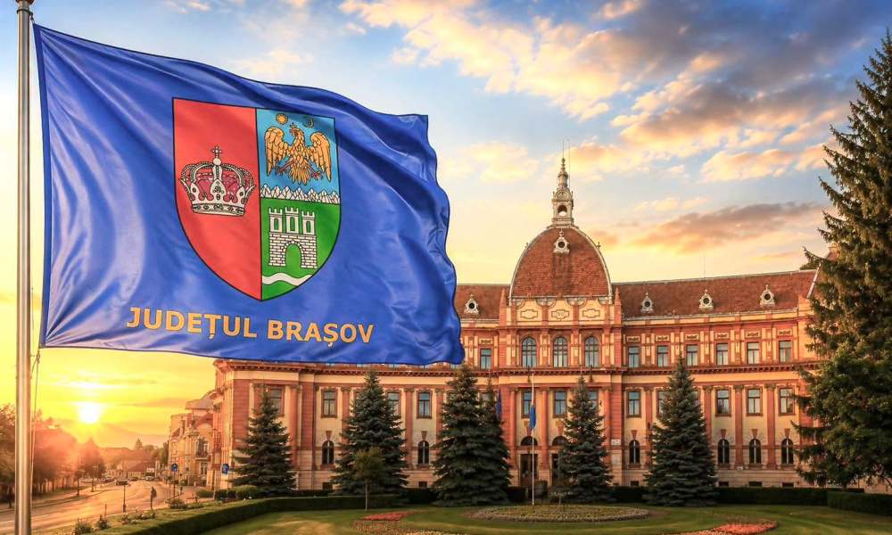 Județul Brașov și-a obținut propriul steag, aprobat de Guvern