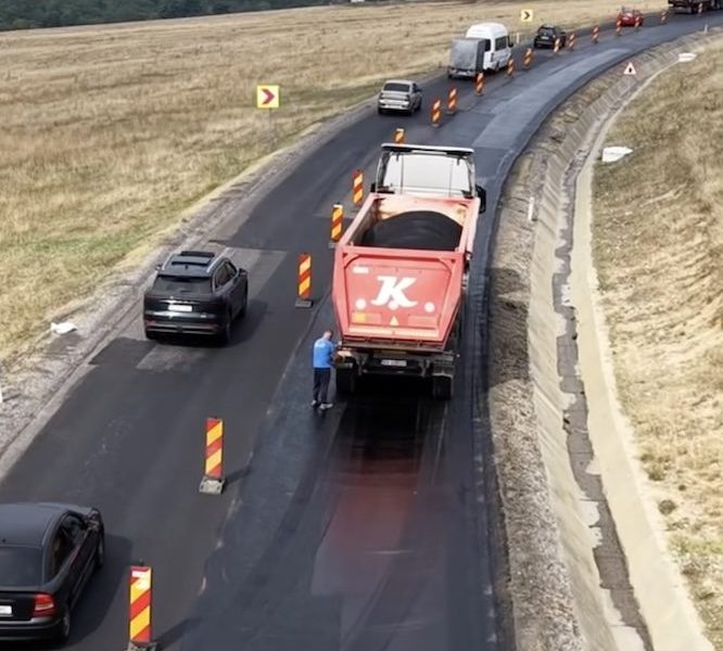 Lucrări de modernizare pe DN1 între Brașov și Făgăraș