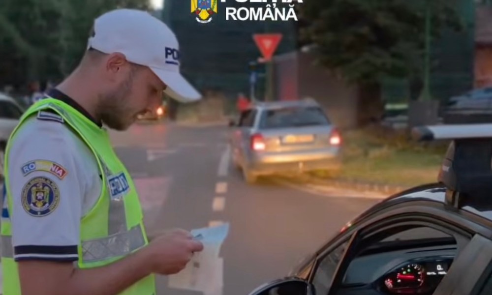 Operațiune de amploare a Poliției în centrul Brașovului: Amenzi și permise suspendate