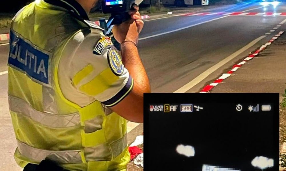 Şofer de 25 de ani surprins cu 155 km/h în Brașov, rămâne fără permis pentru 4 luni
