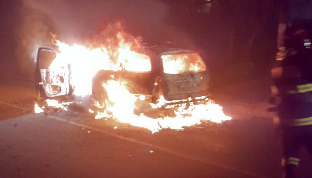Șofer decedat într-un incendiu pe DN1A între Cheia și Săcele
