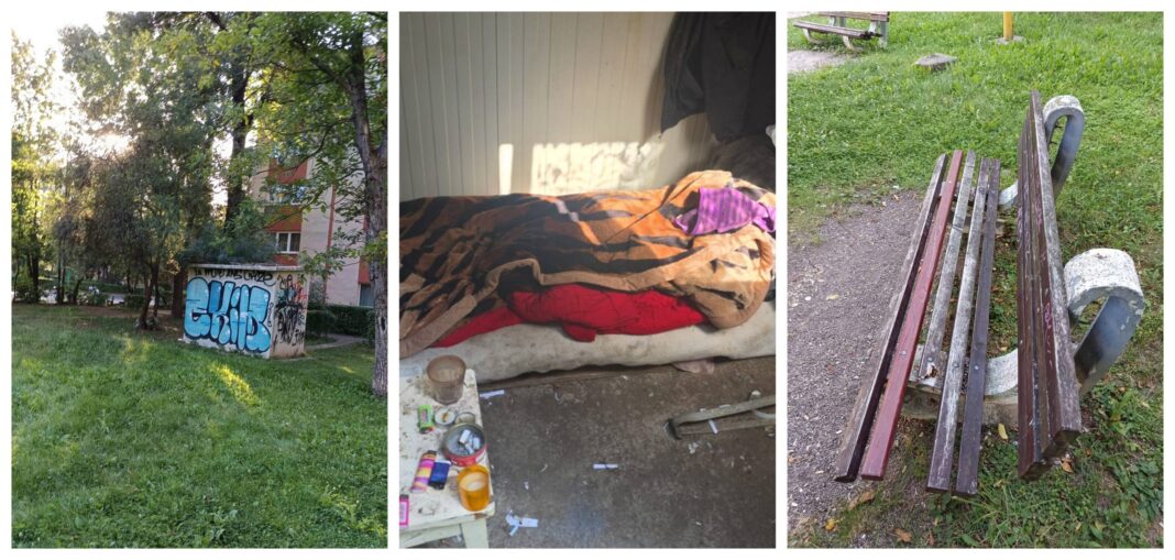 Trei puncte termice din Astra, utilizate de oamenii străzii, au fost demolate. Ce se va întâmpla cu spațiile verzi din apropiere