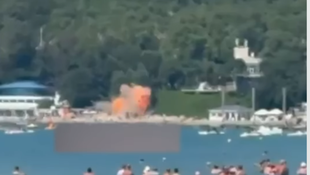 Vacanță la Marea Neagră transformată în tragedie: Dronă prăbușită pe o plajă aglomerată