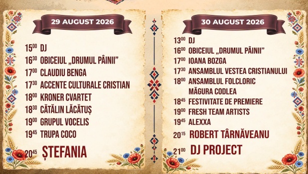 Zilele Comunei Cristian aduc sărbătoare și muzică cu DJ Project duminică