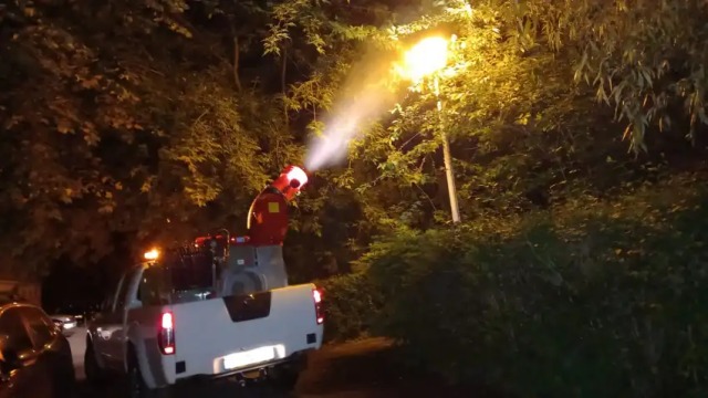 Acțiune nocturnă de dezinsecție în Cristian
