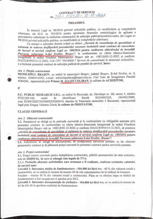 Controversa parcărilor din Brașov: Scripcaru acuză USR de ipocrizie, invocând decizii din trecut
