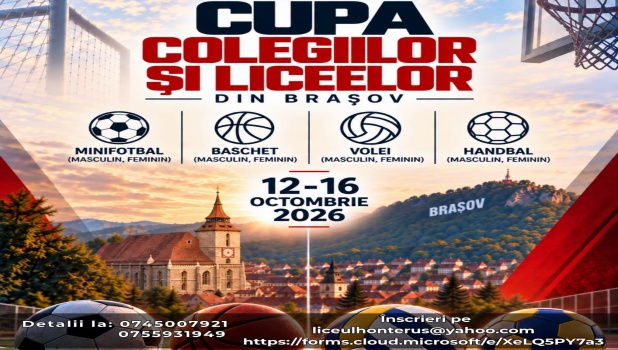 Cupa Colegiilor din Brașov: Noi Sporturi Incluse