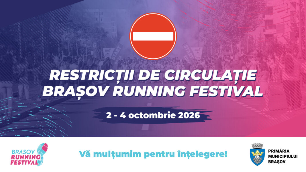 Restricții de Trafic în Brașov pentru Festivalul de Alergare