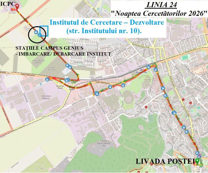 Transport suplimentat pentru „Noaptea Cercetătorilor” 2026