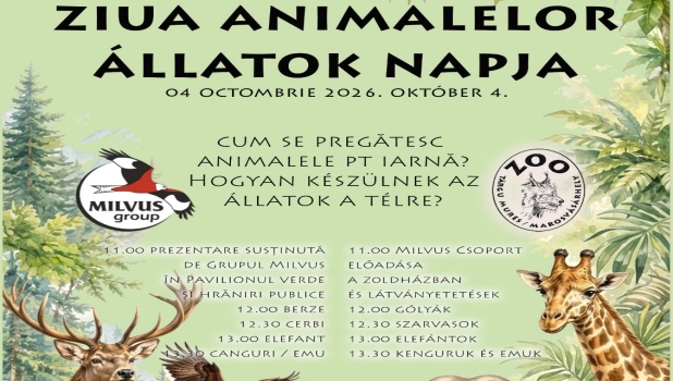 Zoo Târgu Mureș sărbătorește Ziua Mondială a Animalelor