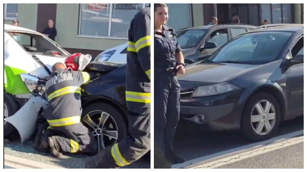 Accident în lanț pe Calea Făgărașului din Brașov