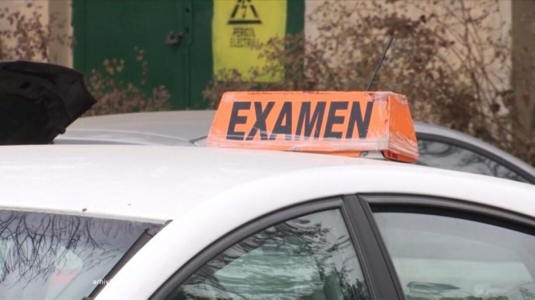 Bărbat băut la examenul pentru permis auto