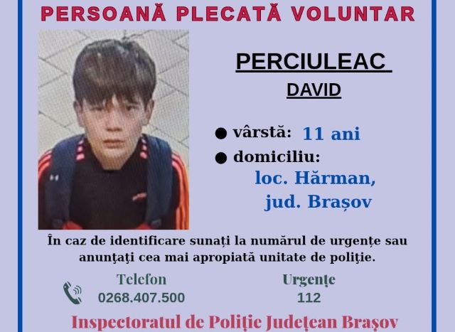 Copil Dispărut din Hărman, Găsit în Săcele