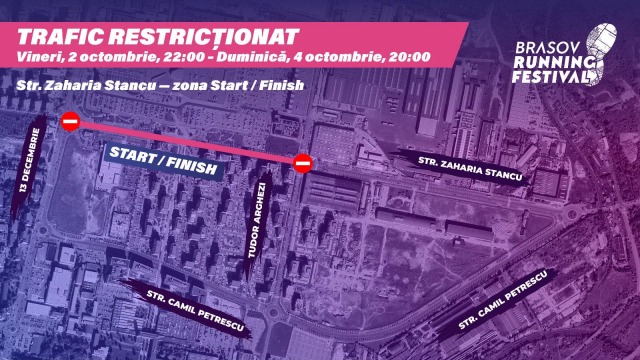 Restricții de Trafic la Brașov Running Festival